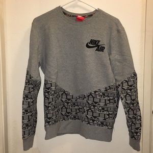 Men’s Nike Air patterned crew neck sweatshirt